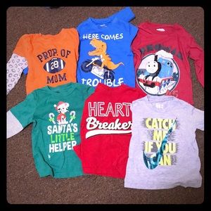 Lot boys 4T Long sleeves